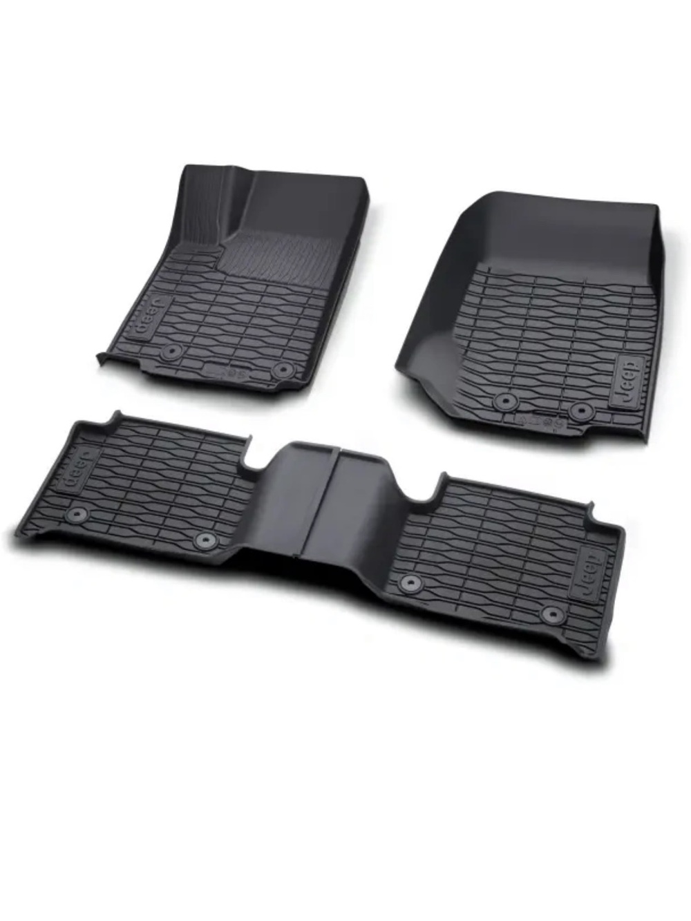 Jeep Black All-Weather Floor Mats Set